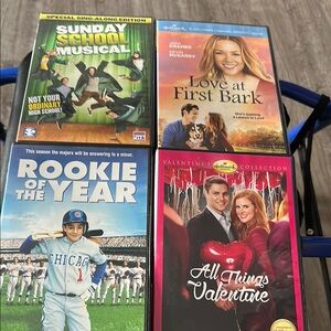 Set of 4 Romantic and Comedy DVDs
